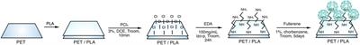 Development of photoactive biomaterial using modified fullerene nanoparticles